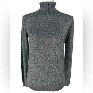 PREMISE / Black & Gray Turtleneck / Small